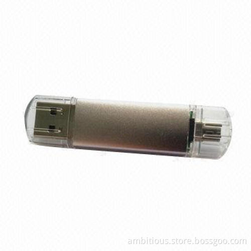 New design USB OTG flash drive, RoHS Directive-compliant